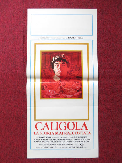 CALIGULA: THE UNTOLD STORY ITALIAN LOCANDINA POSTER DAVID CAIN LAURA GEMSER 1982 Rendezvous Cinema Movie posters