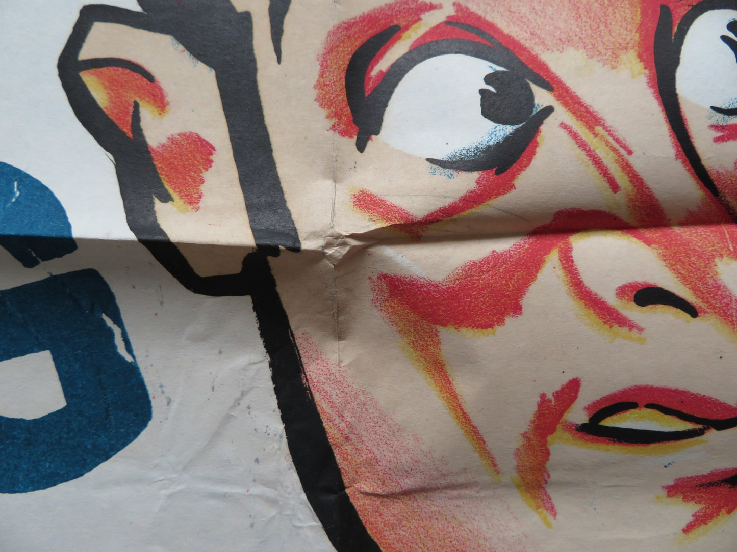 CALL ME BWANA EGYPTIAN POSTER FOLDED BOB HOPE ANITA EKBERG 1963 Rendezvous Cinema Movie posters