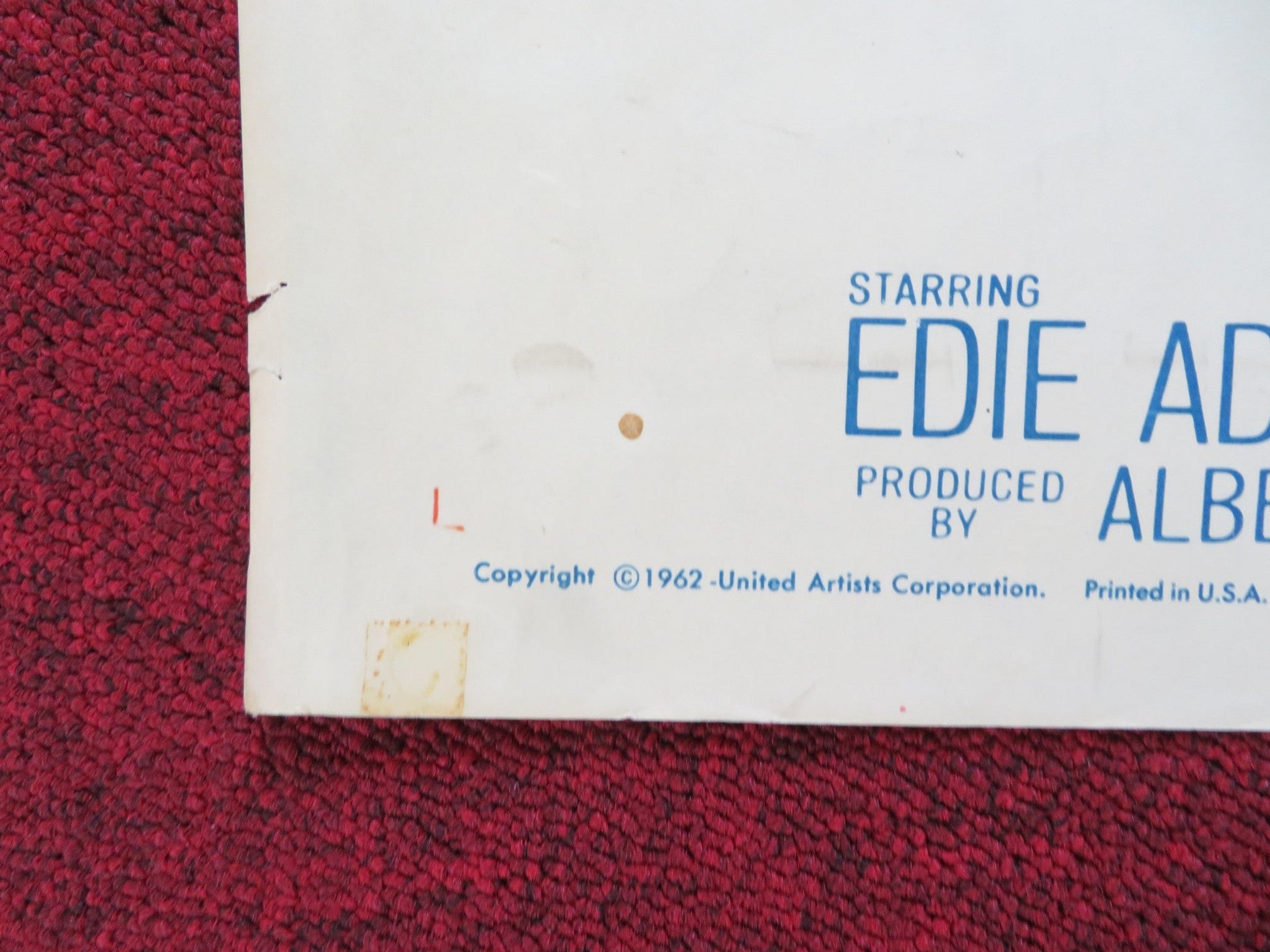 CALL ME BWANA HALF SHEET (22"x 28") POSTER BOB HOPE ANITA EKBERG 1962 Rendezvous Cinema Movie posters