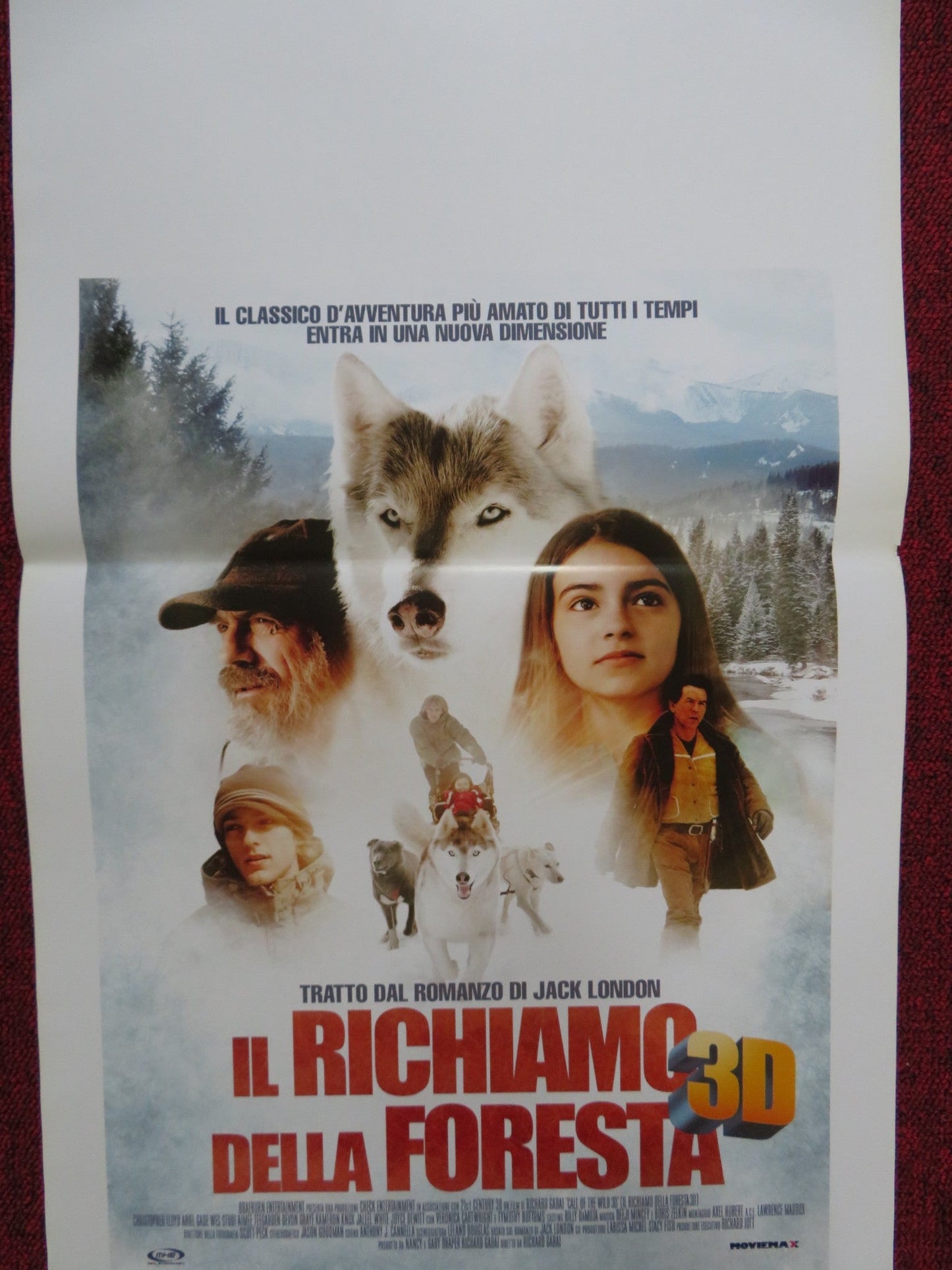 CALL OF THE WILD 3D ITALIAN LOCANDINA POSTER CHRISTOPHER LLOYD ARIEL GADE 2009 Rendezvous Cinema Movie posters