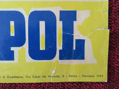 CALLACHAN CHIAMA INTERPOL ITALIAN FOTOBUSTA POSTER TONY WRIGHT JEAN MAX 1955 Movie posters