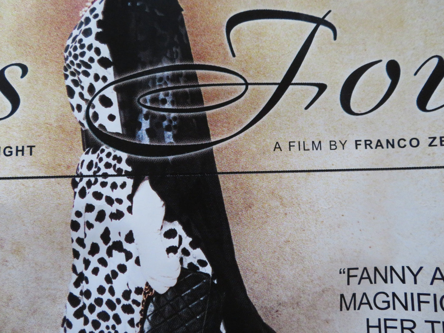 CALLAS FOREVER UK QUAD (30"x 40") ROLLED POSTER FANNY ARDANT JEREMY IRONS 2002 Rendezvous Cinema Movie posters