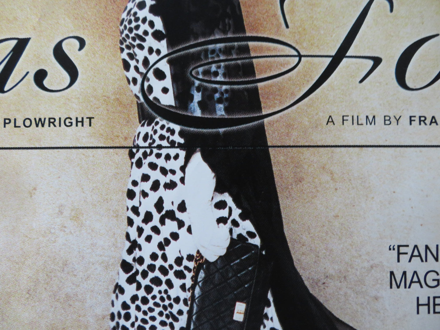 CALLAS FOREVER UK QUAD ROLLED POSTER FANNY ARDANT JEREMY IRONS 2002 Rendezvous Cinema Movie posters