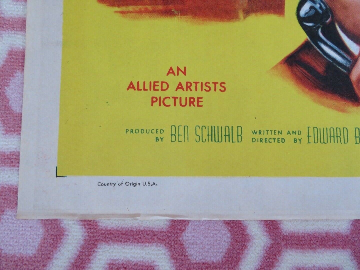 CALLING HOMICIDE US ONE SHEET POSTER BILL ELLIOTT LYLE TALBOT 1956 Movie posters