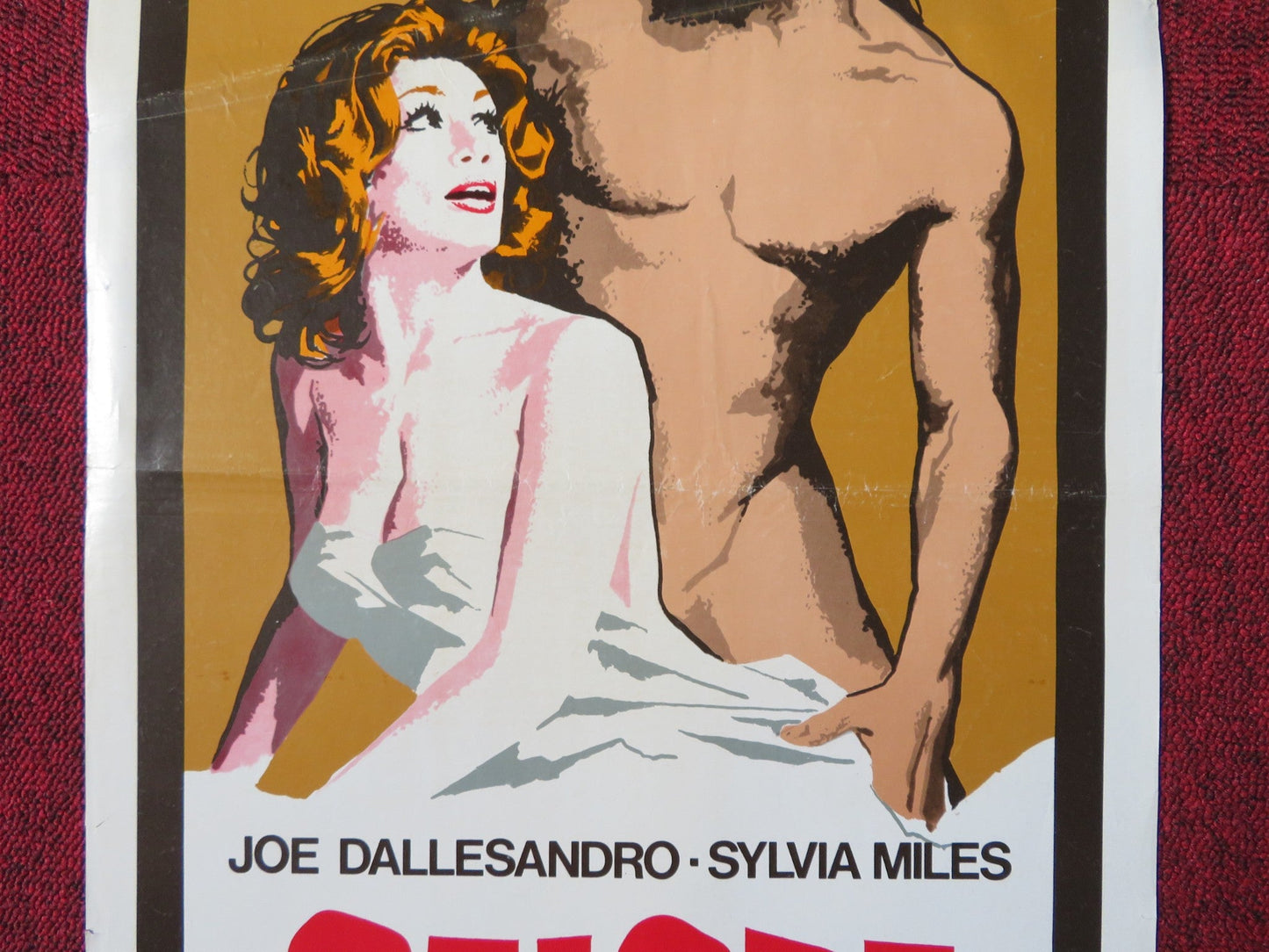 CALORE / HEAT ITALIAN LOCANDINA POSTER ANDY WARHOL JOE DALLESANDRO 1972 Rendezvous Cinema Movie posters