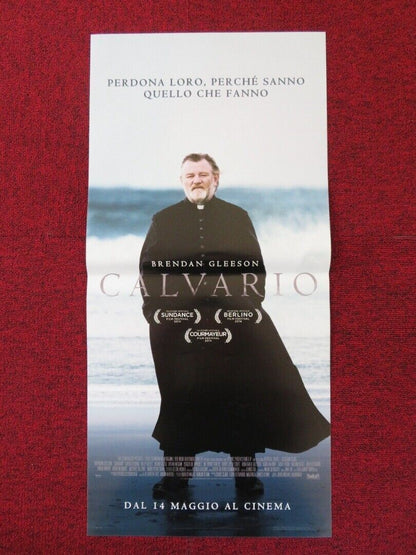 CALVARY ITALIAN LOCANDINA (27"x12.5") POSTER BRENDAN GLEESON CHRIS O'DOWD '14 Rendezvous Cinema Movie posters