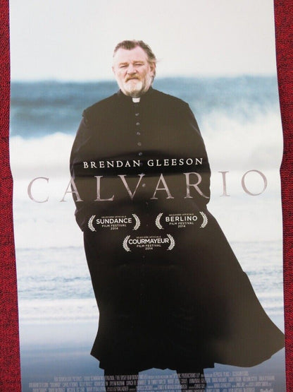 CALVARY ITALIAN LOCANDINA (27"x12.5") POSTER BRENDAN GLEESON CHRIS O'DOWD '14 Rendezvous Cinema Movie posters