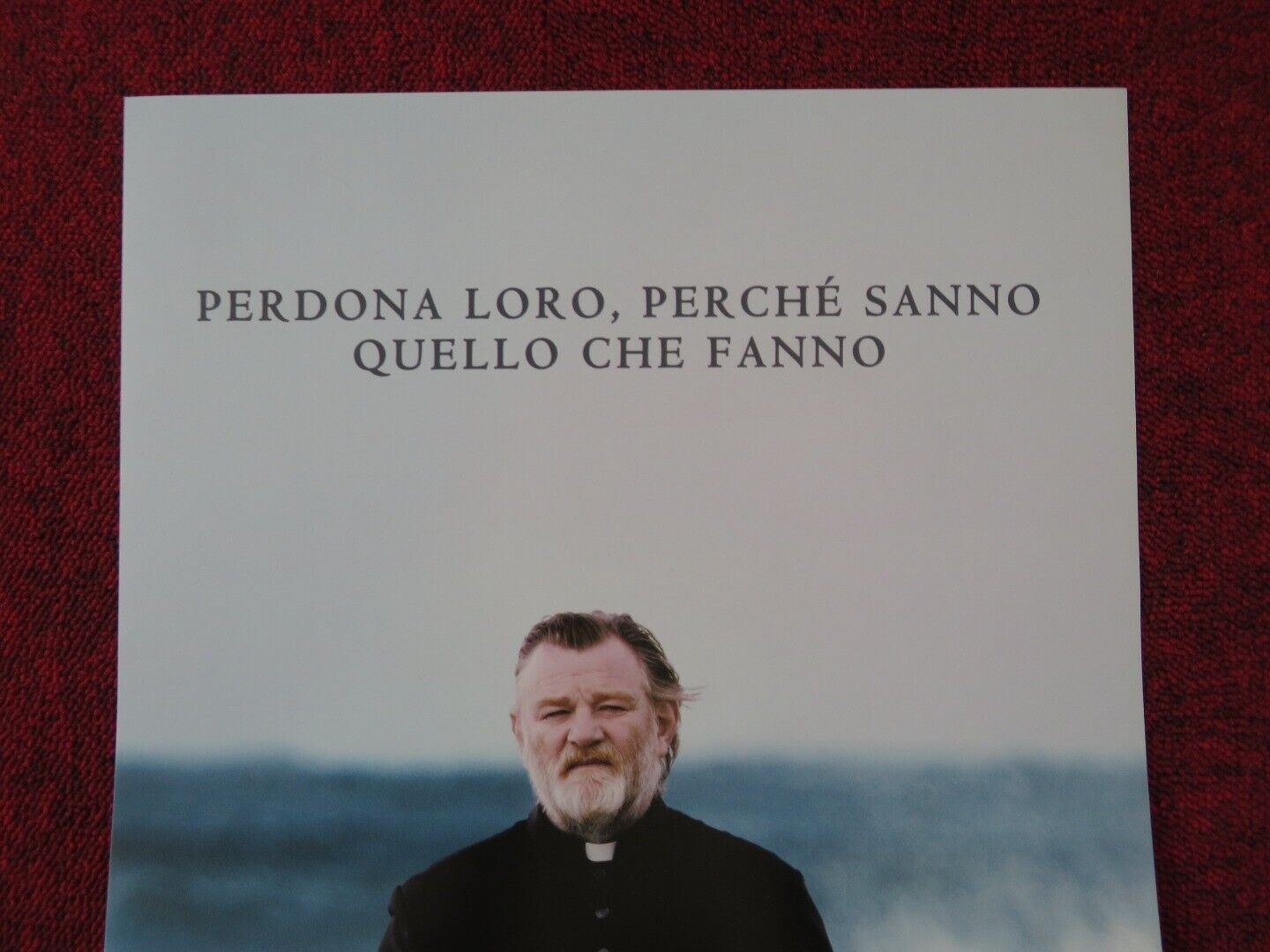 CALVARY ITALIAN LOCANDINA (27"x12.5") POSTER BRENDAN GLEESON CHRIS O'DOWD '14 Rendezvous Cinema Movie posters