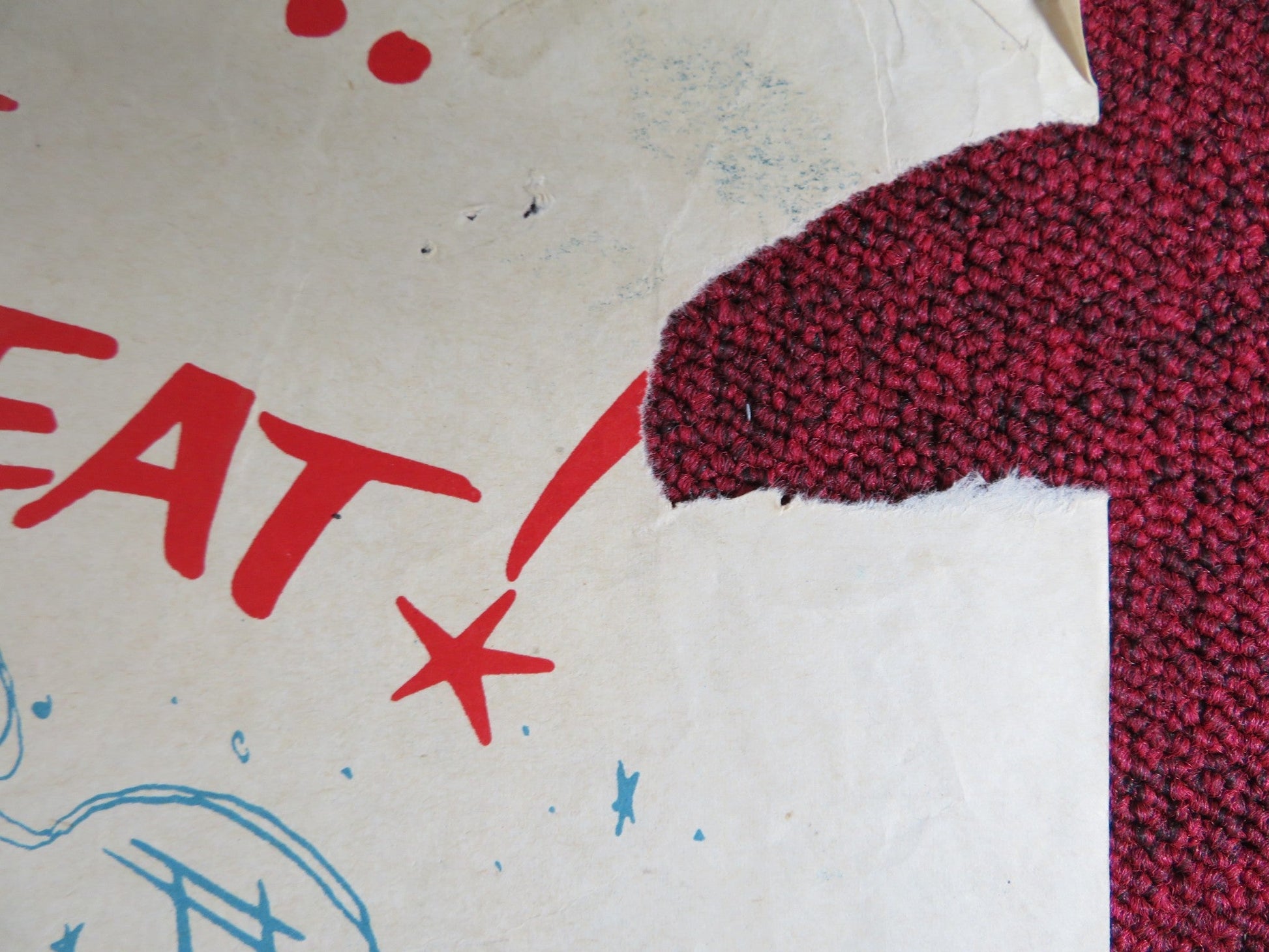 CALYPSO JOE FOLDED US ONE SHEET POSTER HERB JEFFRIES ANGIE DICKINSON 1957 Rendezvous Cinema Movie posters