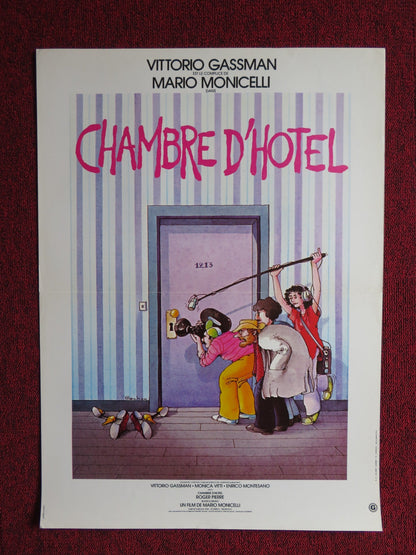 CAMERA D'ALBERGO FRENCH POSTER VITTORIO GASSMAN MONICA VITTI 1981 Rendezvous Cinema Movie posters