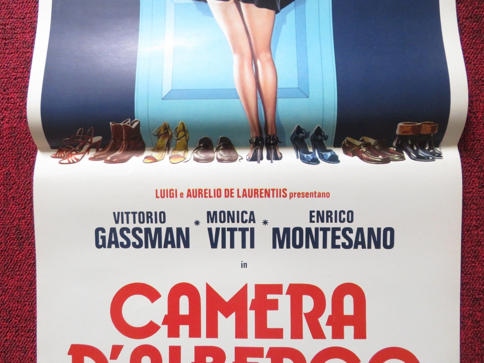 CAMERA D'ALBERGO ITALIAN LOCANDINA POSTER VITTORIO GASSMAN MONICA VITTI 1981 Rendezvous Cinema Movie posters