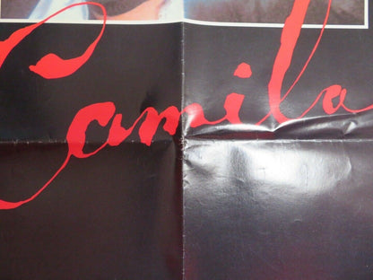CAMILA US ONE SHEET POSTER SUSU PECORARO 1985 Movie posters