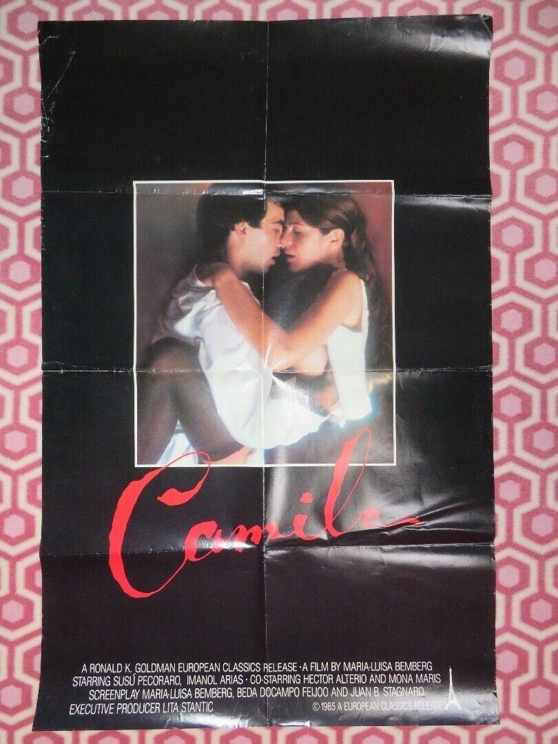 CAMILA US ONE SHEET POSTER SUSU PECORARO 1985 Movie posters