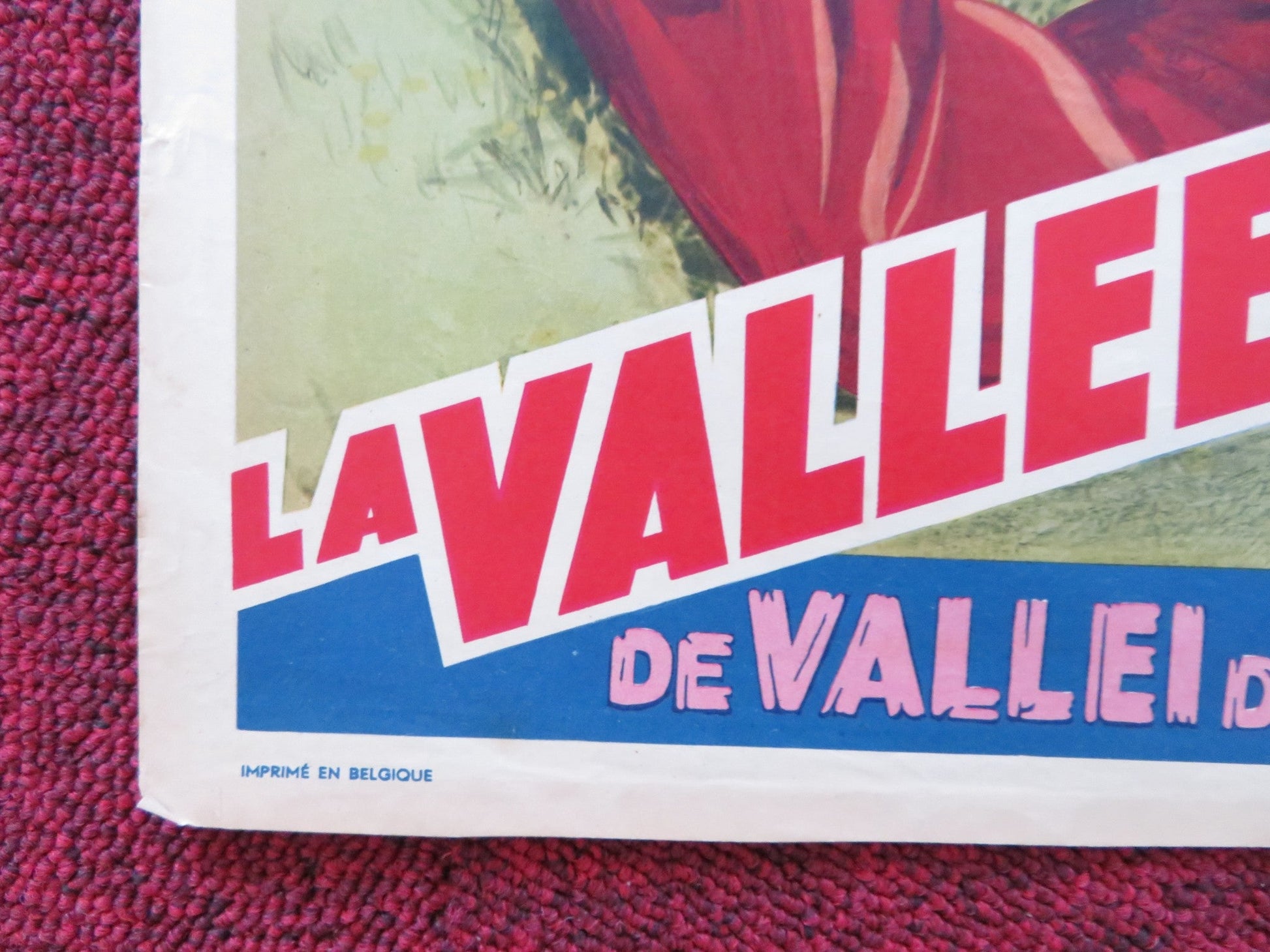 CAMINO CORTADO BELGIUM POSTER VIKTOR STAAL ALBERT MATTERSTOCK 1955 Rendezvous Cinema Movie posters