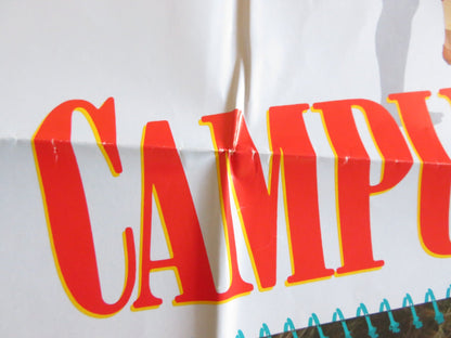 CAMPUS MAN FOLDED US ONE SHEET POSTER JOHN DYE STEVEN LYON 1987 Rendezvous Cinema Movie posters