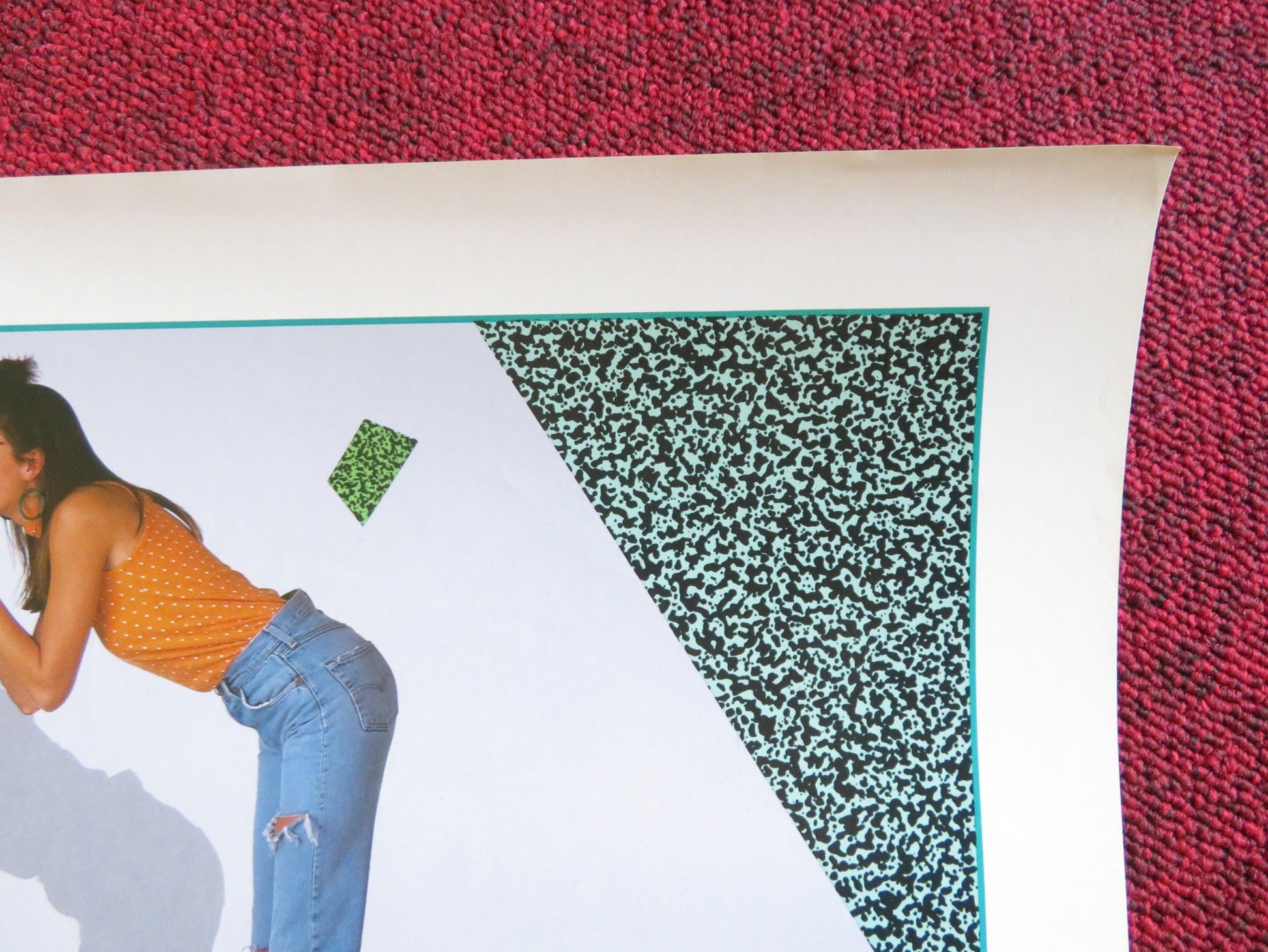 CAMPUS MAN FOLDED US ONE SHEET POSTER JOHN DYE STEVEN LYON 1987 Rendezvous Cinema Movie posters