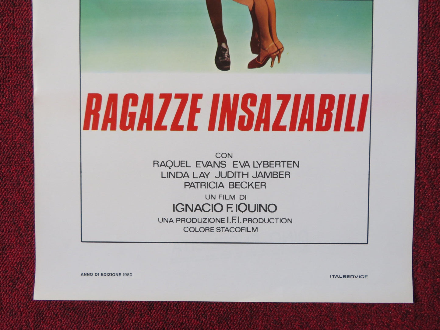 CAN YOU BE WITH 5 GIRLS AT ONCE? ITALIAN LOCANDINA POSTER ALFREDO ALBA 1980 Rendezvous Cinema Movie posters
