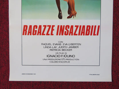 CAN YOU BE WITH 5 GIRLS AT ONCE? ITALIAN LOCANDINA POSTER ALFREDO ALBA 1980 Rendezvous Cinema Movie posters