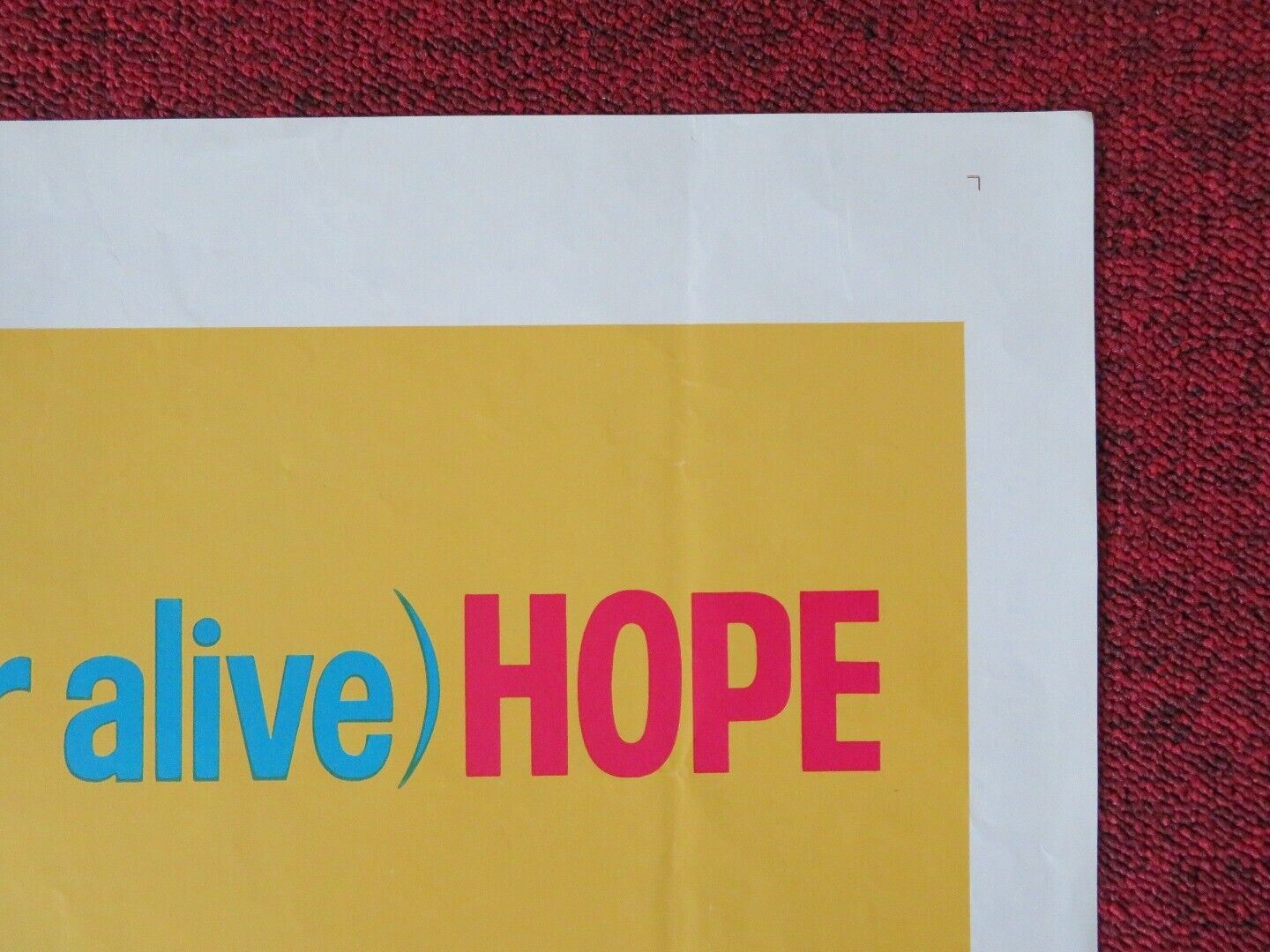 CANCEL MY RESERVATION FOLDED US ONE SHEET POSTER BOB HOPE FORREST TUCKER 1972 Movie posters