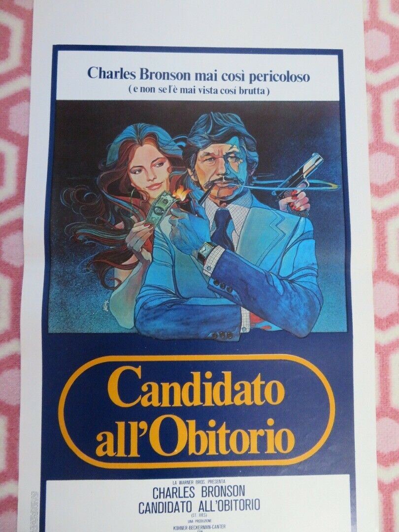 CANDIDATO ALL'OBITORIO / St. Ives ITALIAN LOCANDINA (27.5"x13") POSTER 1976 Movie posters
