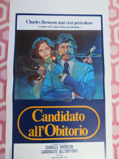 CANDIDATO ALL'OBITORIO / St. Ives ITALIAN LOCANDINA (27.5"x13") POSTER 1976 Movie posters