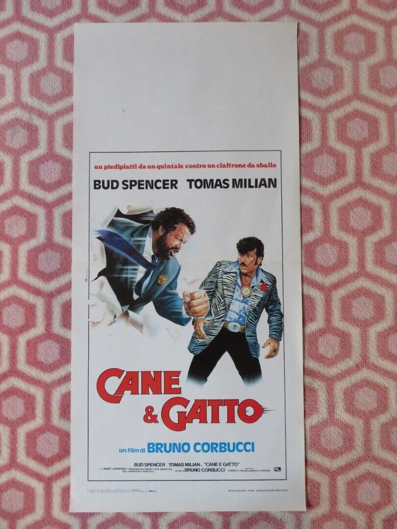 CANE & GATTO / Thieves and Robbers ITALIAN LOCANDINA (27.5"x13") POSTER 1983 - Rendezvous Cinema