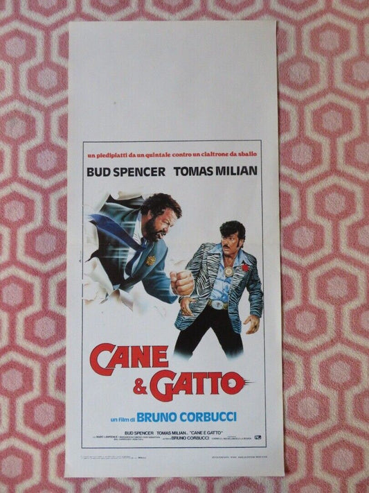 CANE & GATTO / Thieves and Robbers ITALIAN LOCANDINA (27.5"x13") POSTER 1983 - Rendezvous Cinema
