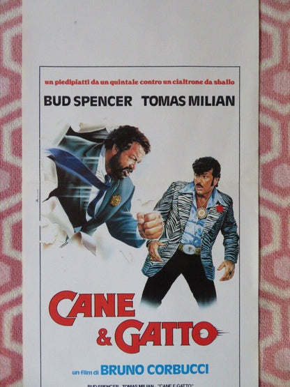 CANE & GATTO / Thieves and Robbers ITALIAN LOCANDINA (27.5"x13") POSTER 1983 - Rendezvous Cinema