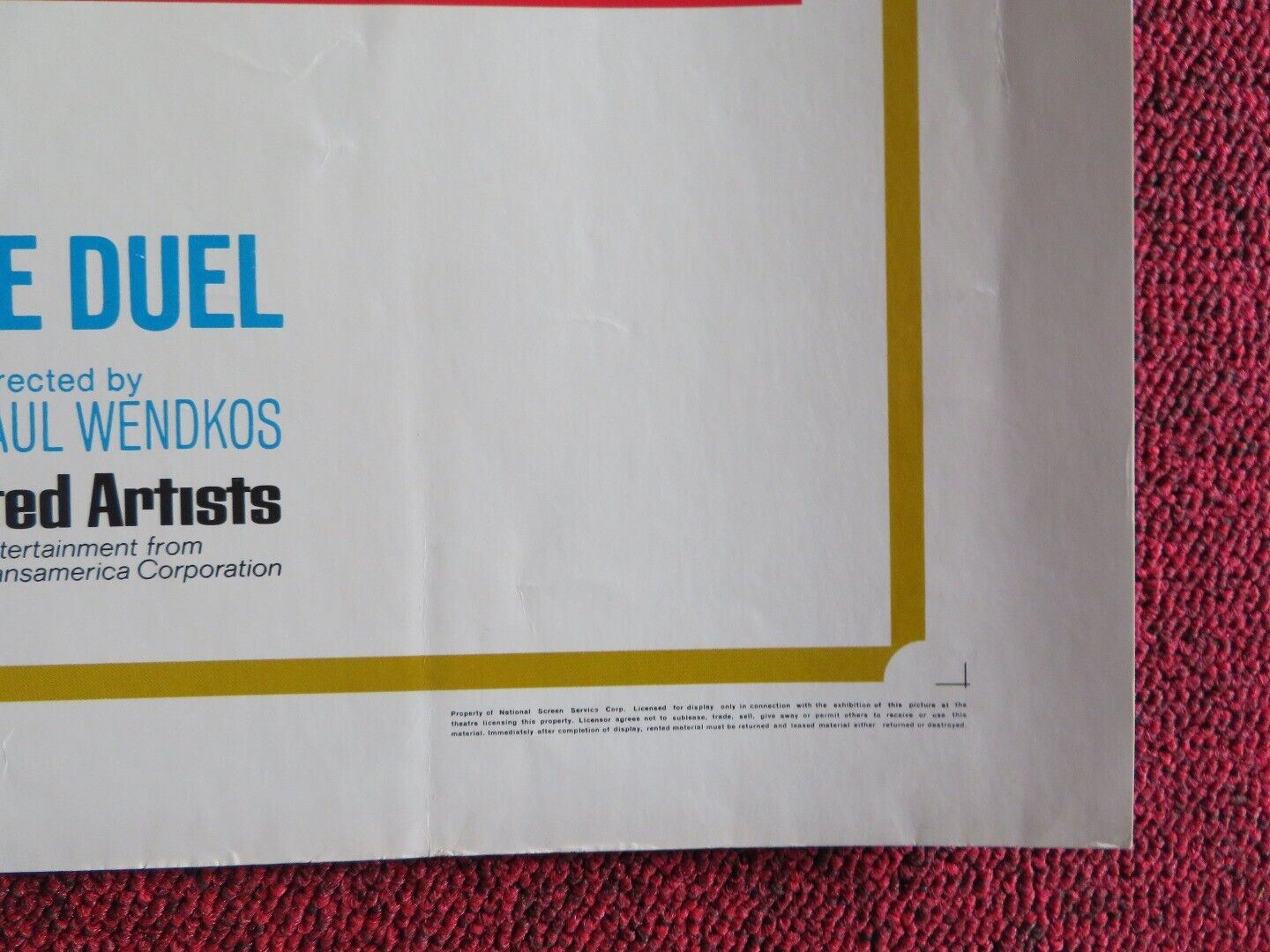 CANNON FOR CORDOBA US HALF SHEET (22"x 28") POSTER GEORGE PEPPARD 1970 Movie posters