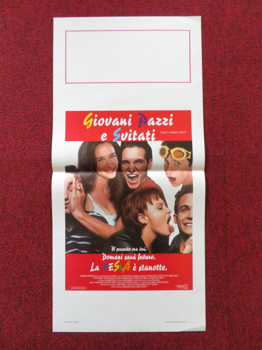 CAN'T HARDLY WAIT ITALIAN LOCANDINA POSTER JENNIFER LOVE HEWITT SETH GREEN 1998 Rendezvous Cinema Movie posters