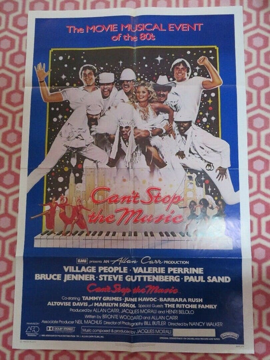 CAN'T STOP THE MUSIC US ONE SHEET POSTER VILLAGE PEOPLE BRUCE JENNER Movie posters