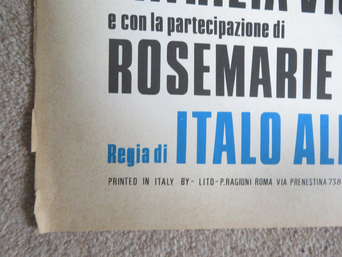 CANTERBURY PROIBITO ITALIAN 2 FOGLIO POSTER FEMI BENUSSI MAGDA KONOPKA 1972 Rendezvous Cinema Movie posters