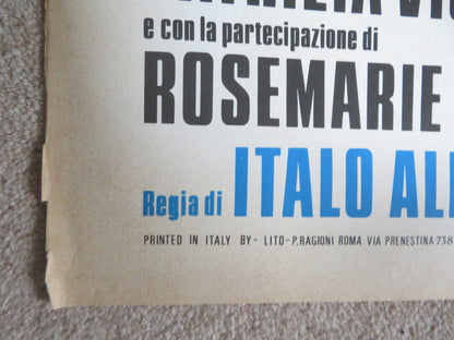 CANTERBURY PROIBITO ITALIAN 2 FOGLIO POSTER FEMI BENUSSI MAGDA KONOPKA 1972 Rendezvous Cinema Movie posters