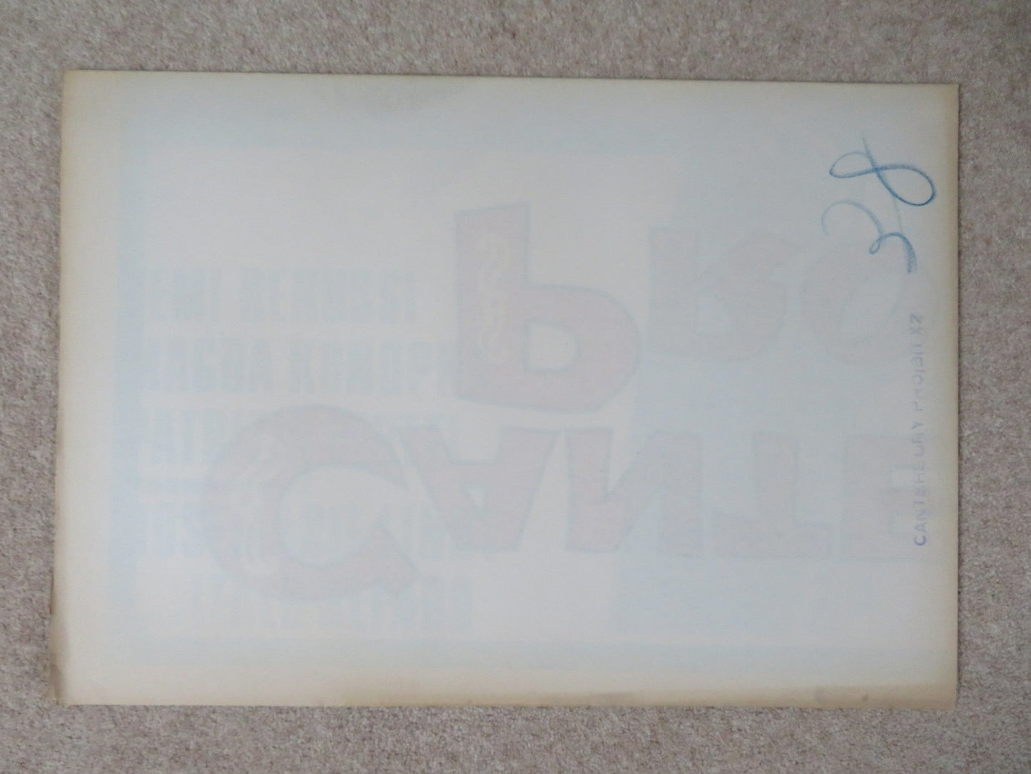 CANTERBURY PROIBITO ITALIAN 2 FOGLIO POSTER FEMI BENUSSI MAGDA KONOPKA 1972 Rendezvous Cinema Movie posters