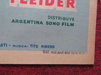 CANUTO CANETE Y LOS 40 LADRONES FOLDED ARGENTINA POSTER CARLOS BALA 1964 - Rendezvous Cinema