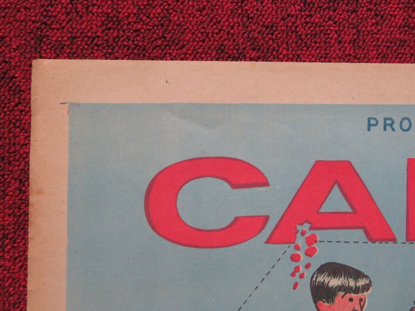 CANUTO CANETE Y LOS 40 LADRONES FOLDED ARGENTINA POSTER CARLOS BALA 1964 - Rendezvous Cinema