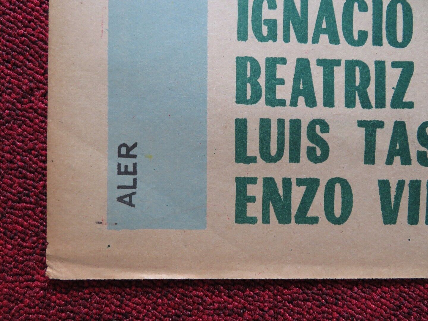 CANUTO CANETE Y LOS 40 LADRONES FOLDED ARGENTINA POSTER CARLOS BALA 1964 - Rendezvous Cinema