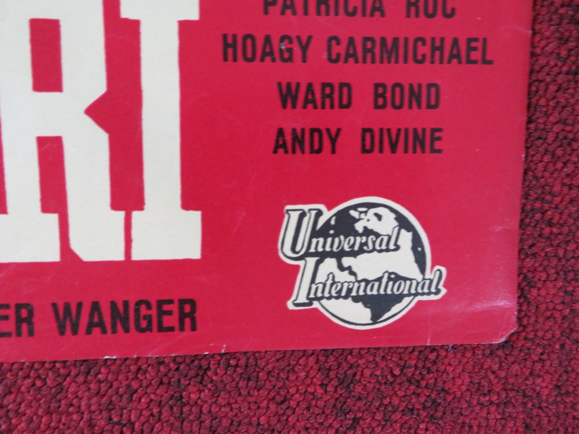 CANYON PASSAGE ITALIAN FOTOBUSTA POSTER DANA ANDREWS BRIAN DONLEVY 1946 R1963 Rendezvous Cinema Movie posters