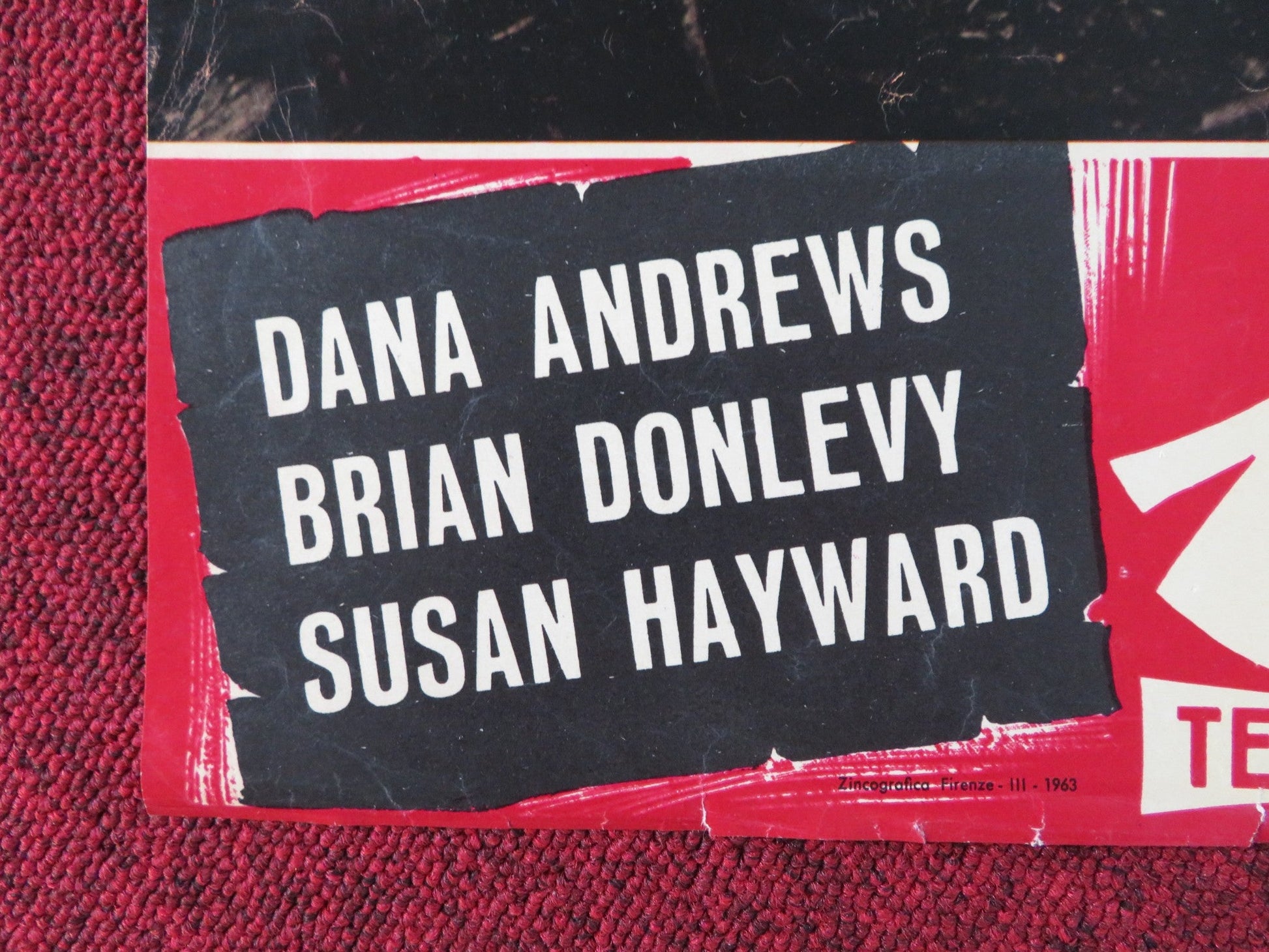 CANYON PASSAGE ITALIAN FOTOBUSTA POSTER DANA ANDREWS BRIAN DONLEVY 1946 R1963 Rendezvous Cinema Movie posters