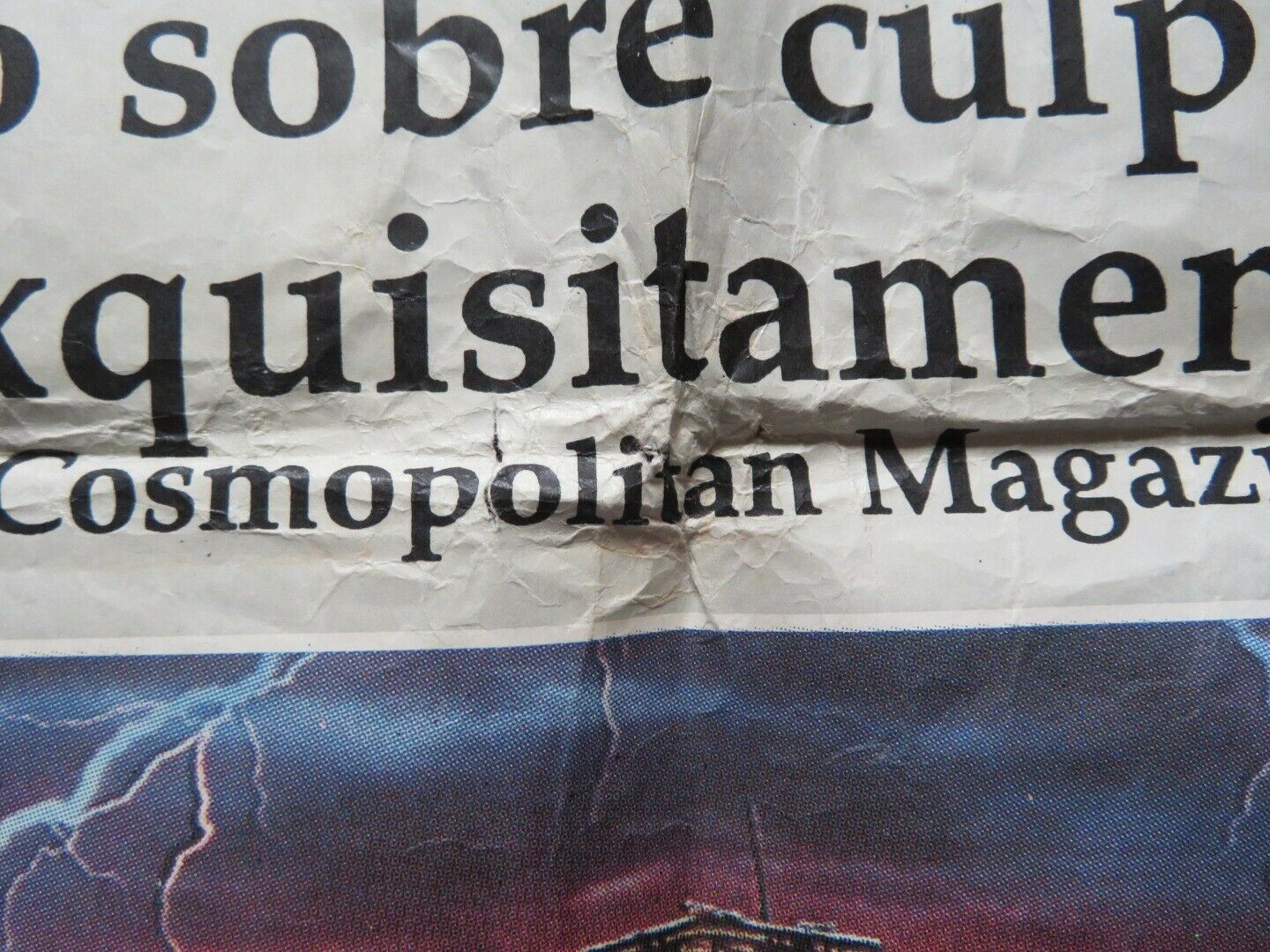 CAPE FEAR FOLDED ARGENTINA POSTER SCORSESE ROBERT DE NIRO NICK NOLTE J. LEWIS - Rendezvous Cinema