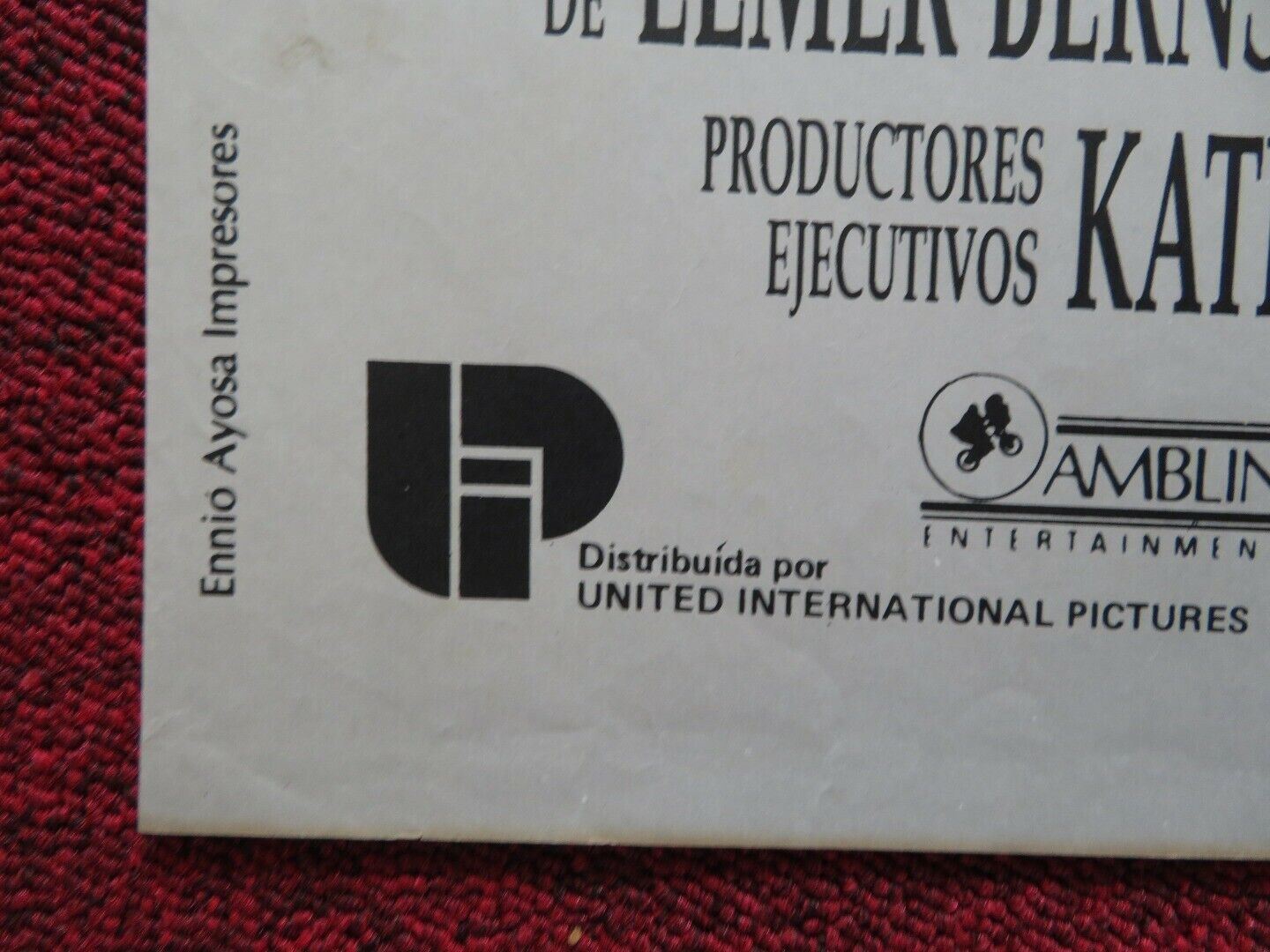 CAPE FEAR FOLDED ARGENTINA POSTER SCORSESE ROBERT DE NIRO NICK NOLTE J. LEWIS - Rendezvous Cinema