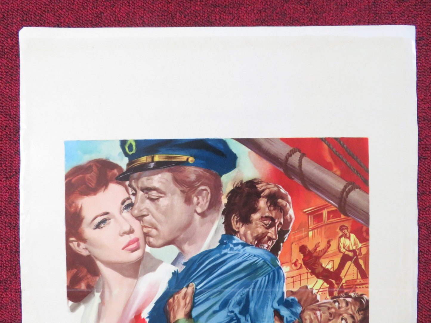 CAPITAN CINA / CAPTAIN CHINA ITALIAN LOCANDINA POSTER JOHN PAYNE G. RUSSELL 1950 Rendezvous Cinema Movie posters
