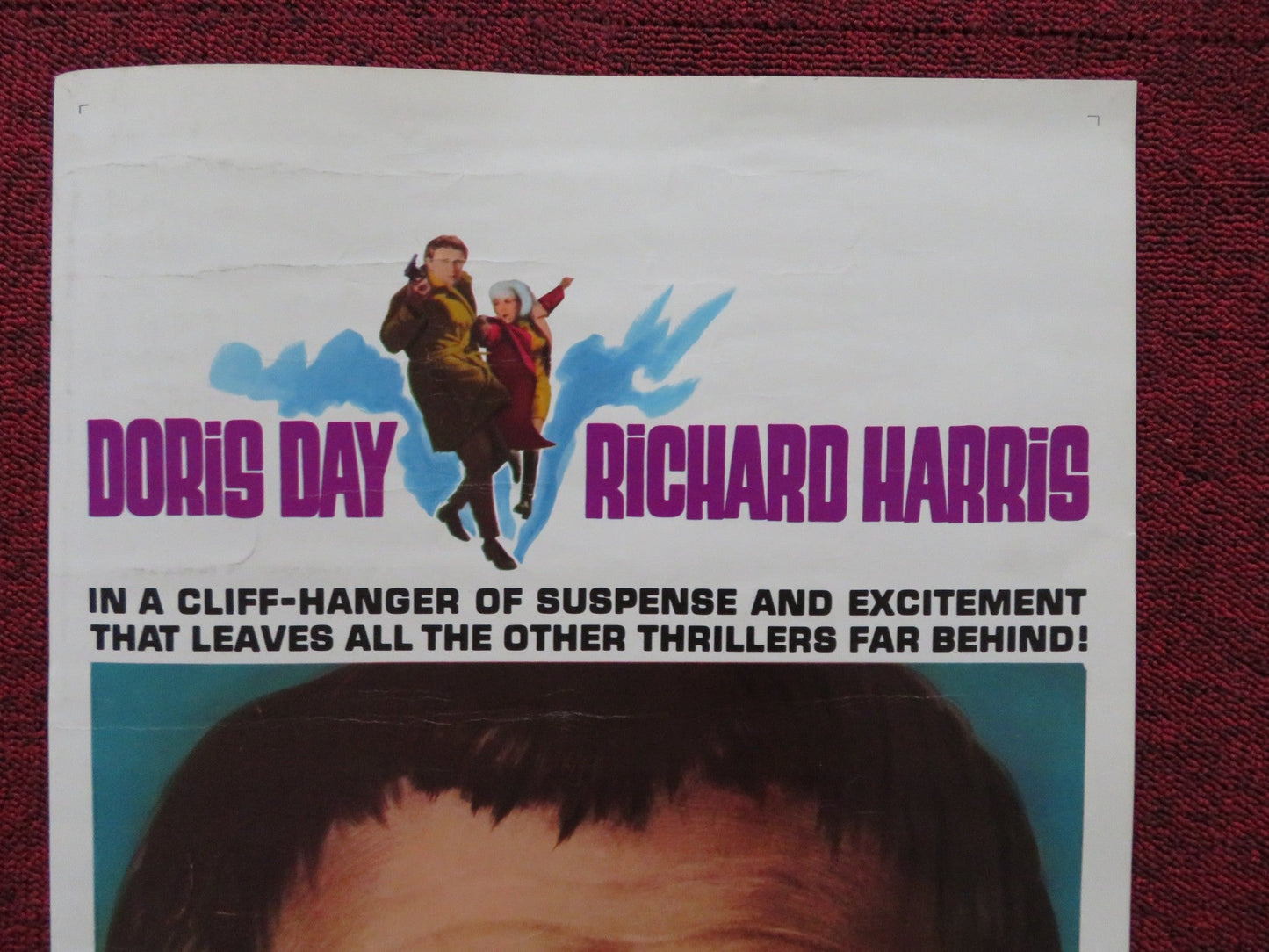 CAPRICE US INSERT (14"x 36") POSTER DORIS DAY RICHARD HARRIS 1967 Rendezvous Cinema Movie posters