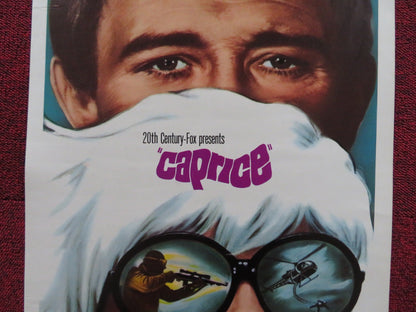 CAPRICE US INSERT (14"x 36") POSTER DORIS DAY RICHARD HARRIS 1967 Rendezvous Cinema Movie posters