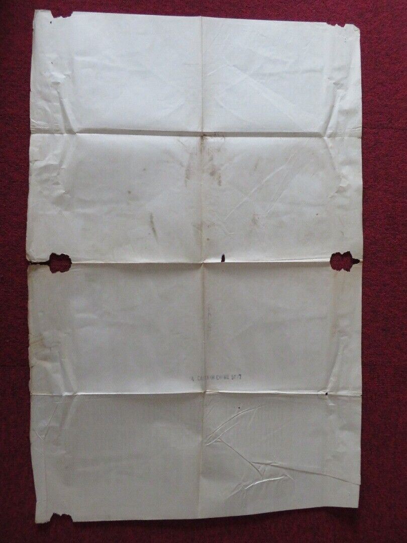 CAPTAIN CHINA FOLDED US ONE SHEET POSTER JOHN PAYNE GAIL RUSSELL 1949 Movie posters
