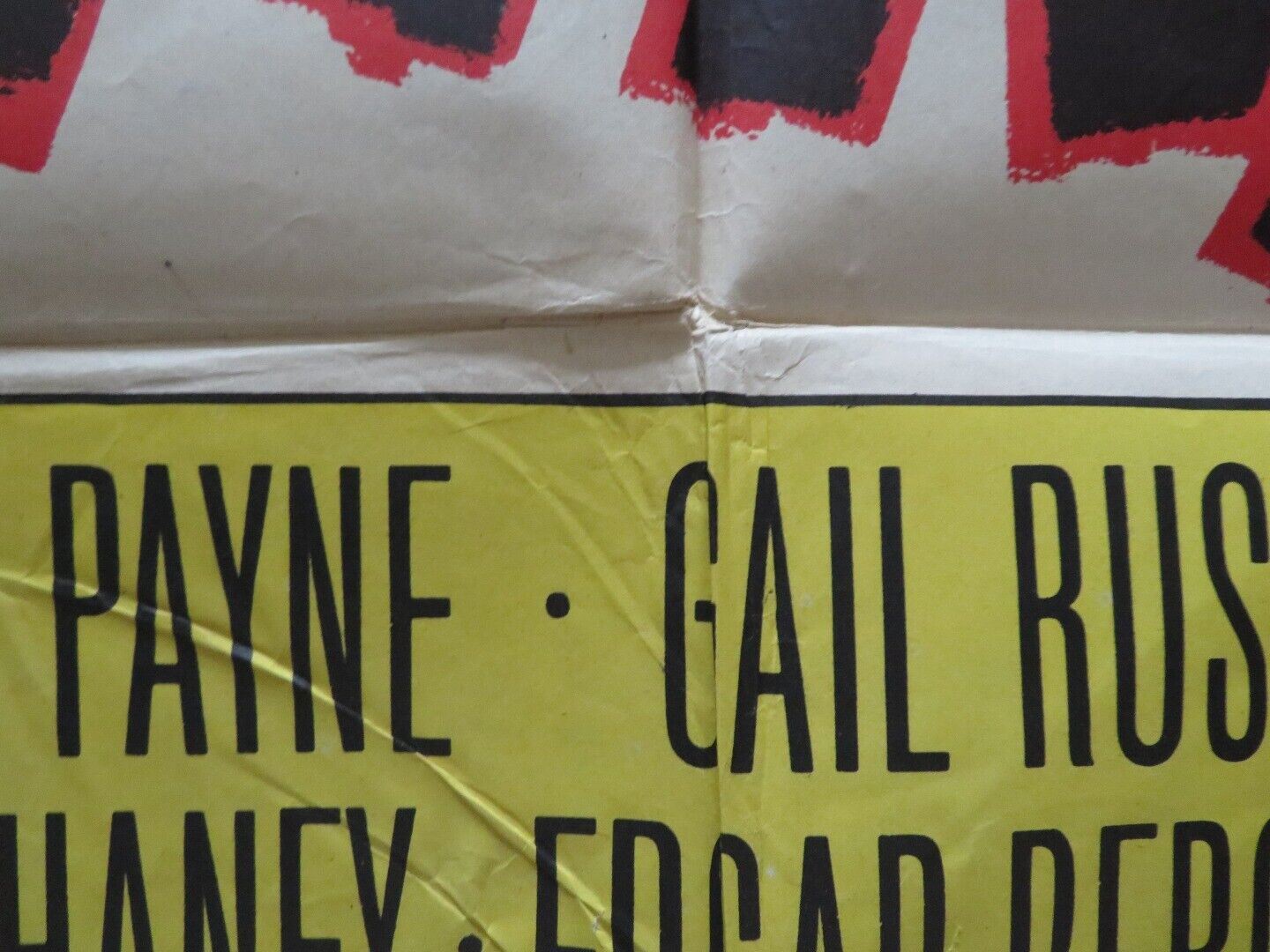 CAPTAIN CHINA FOLDED US ONE SHEET POSTER JOHN PAYNE GAIL RUSSELL 1949 Movie posters