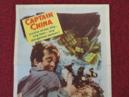 CAPTAIN CHINA US INSERT (14"x 36") POSTER JOHN PAYNE GAIL RUSSELL 1950 Movie posters