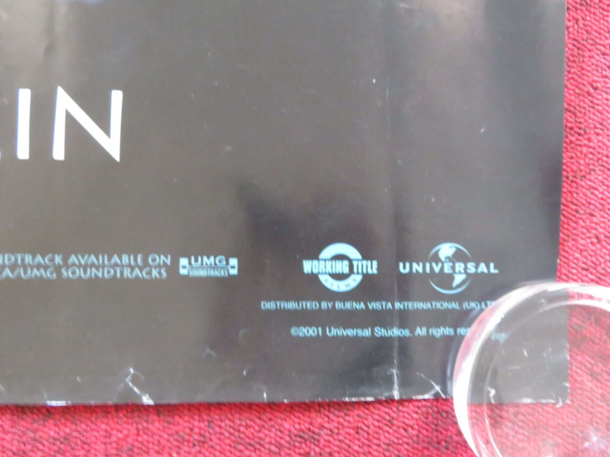 CAPTAIN CORELLI'S MANDOLIN - A UK QUAD (30"x 40") ROLLED POSTER NICOLAS CAGE 2001 Rendezvous Cinema Movie posters