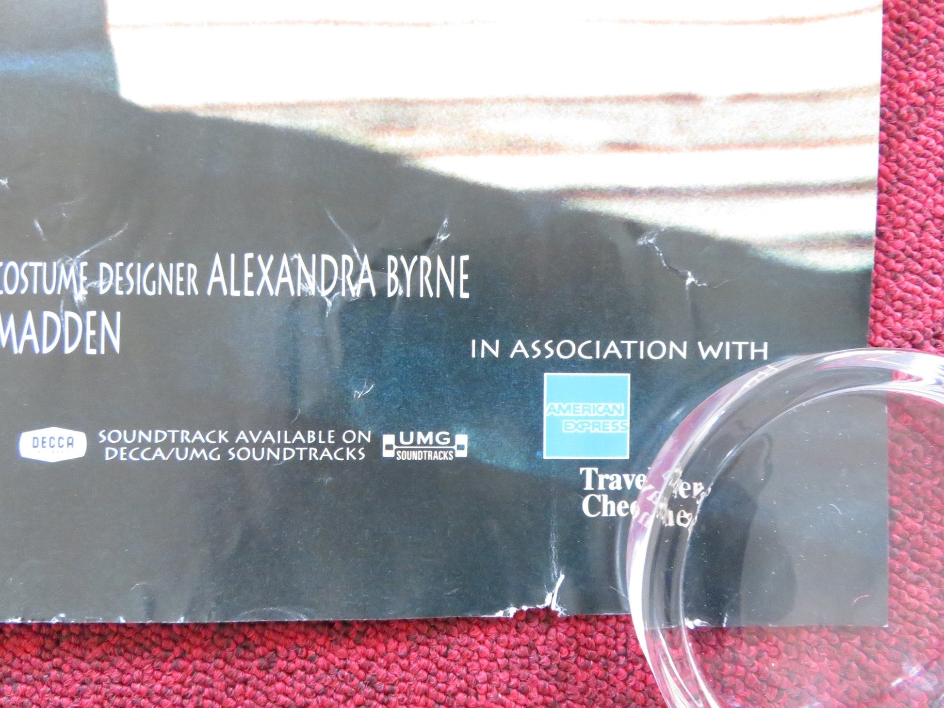 CAPTAIN CORELLI'S MANDOLIN - B UK QUAD (30"x 40") ROLLED POSTER NICOLAS CAGE 2001 Rendezvous Cinema Movie posters