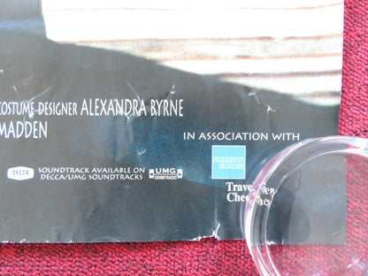 CAPTAIN CORELLI'S MANDOLIN - B UK QUAD (30"x 40") ROLLED POSTER NICOLAS CAGE 2001 Rendezvous Cinema Movie posters